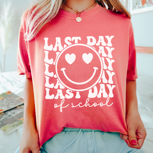 Last Day of School Love Comfort Colors T-Shirt