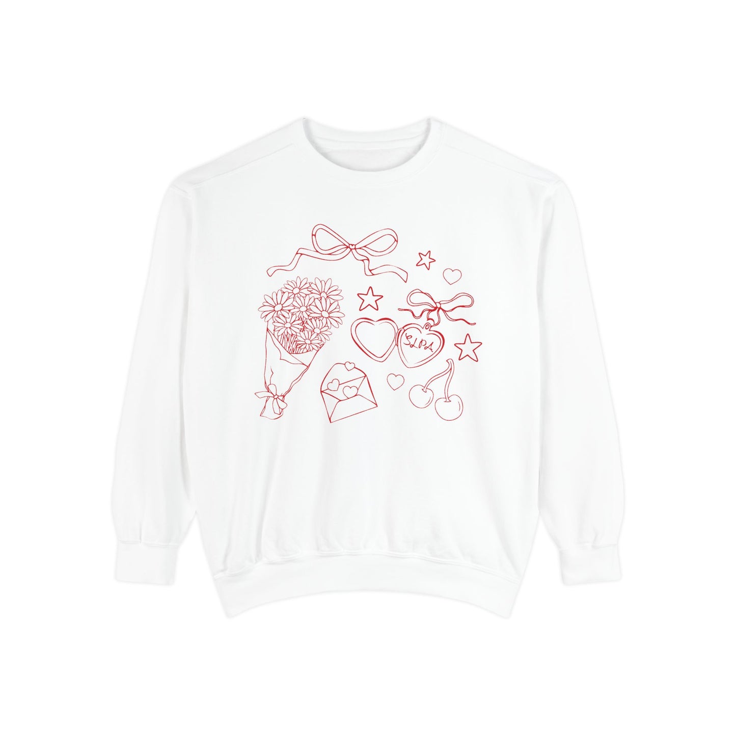 SLPA Whimsy Doodles Comfort Colors Sweatshirt