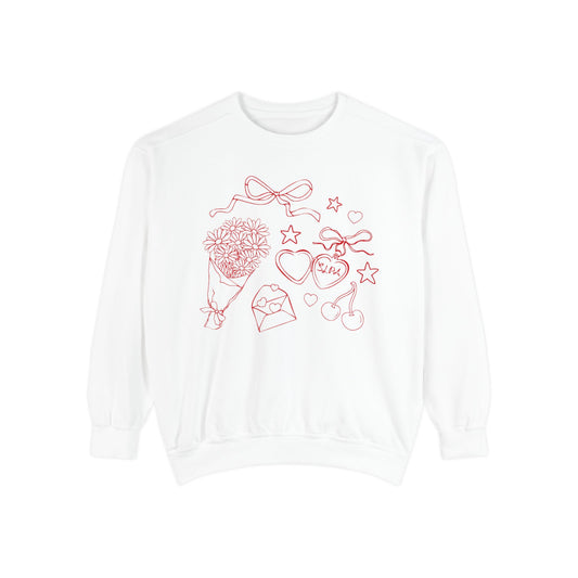 SLPA Whimsy Doodles Comfort Colors Sweatshirt