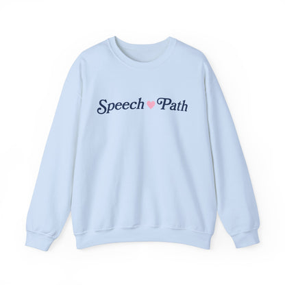 Speech Fills My Heart Crewneck Sweatshirt