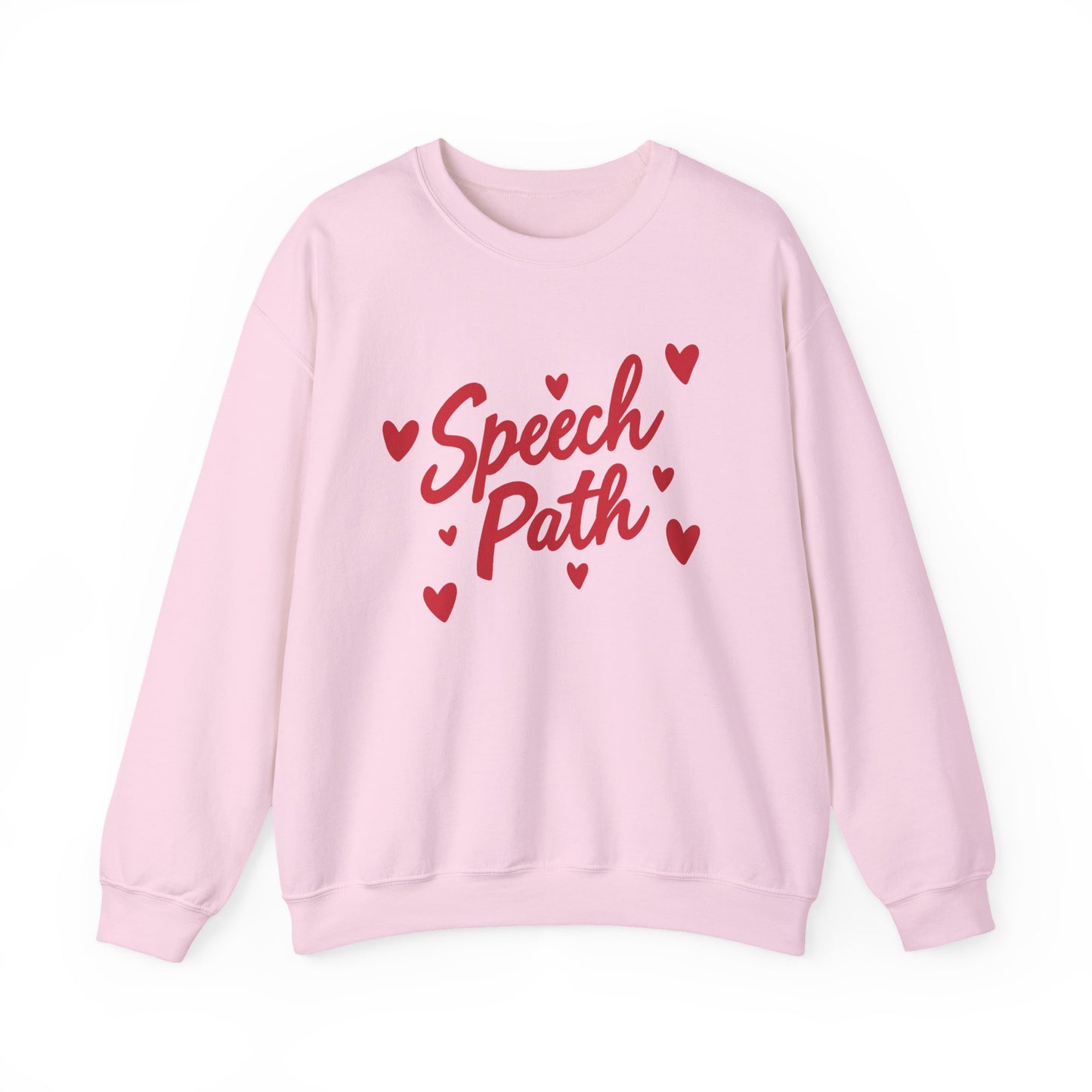 Speech Path Hearts Crewneck Sweatshirt