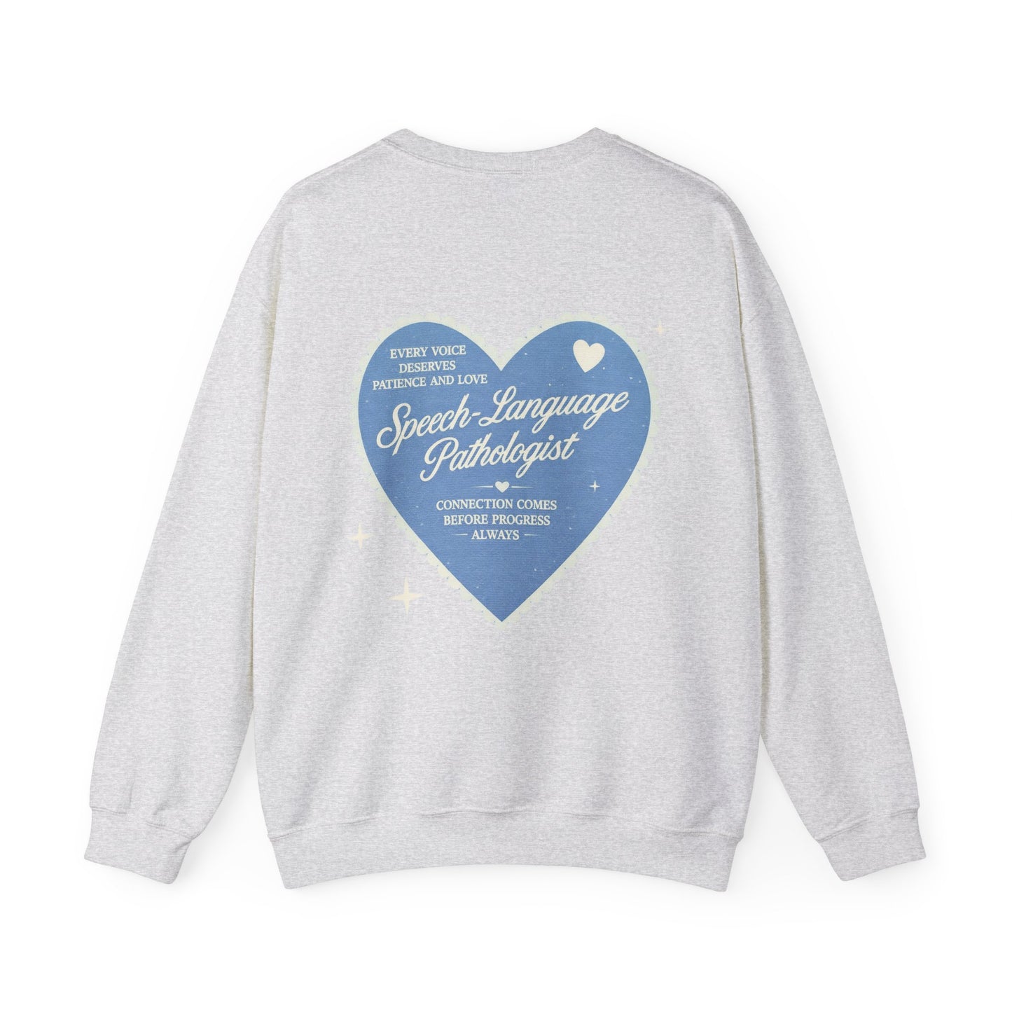 SLP Heart Patch Sweatshirt | Front and Back Print