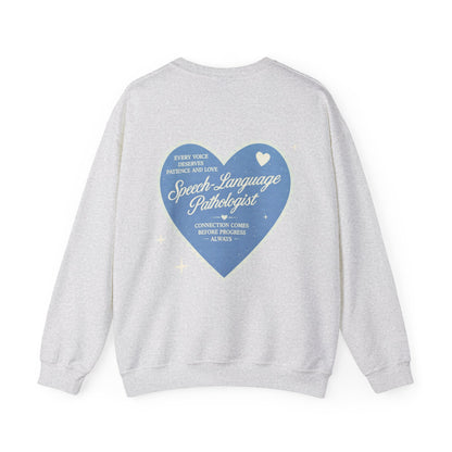 SLP Heart Patch Sweatshirt | Front and Back Print