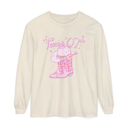 Texas OT Comfort Colors Long Sleeve T-Shirt