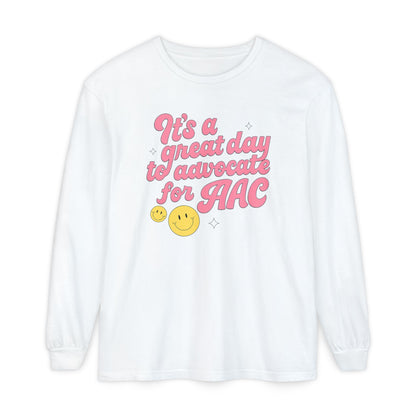 Advocate for AAC Long Sleeve Comfort Colors T-Shirt