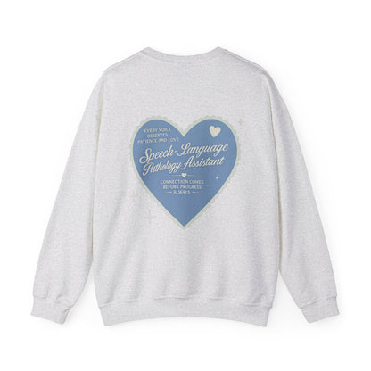 SLPA Heart Patch Sweatshirt | Front and Back Print