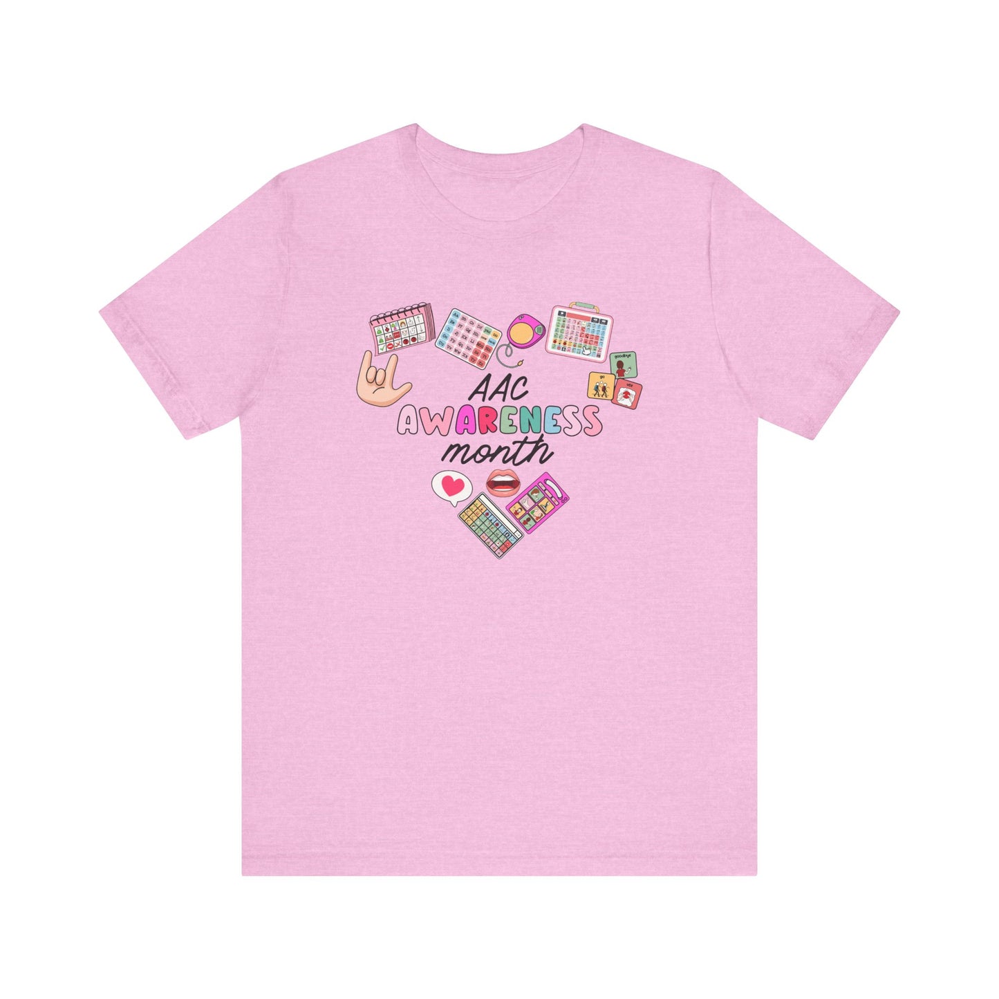 AAC Awareness Month Short Sleeve T-Shirt
