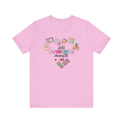AAC Awareness Month Short Sleeve T-Shirt