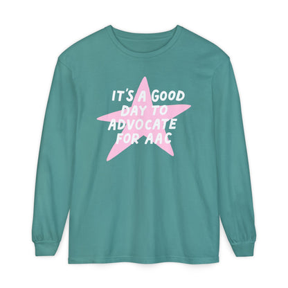 Advocate for AAC Star Long Sleeve Comfort Colors T-Shirt