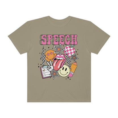 Retro Speech Comfort Colors T-Shirt