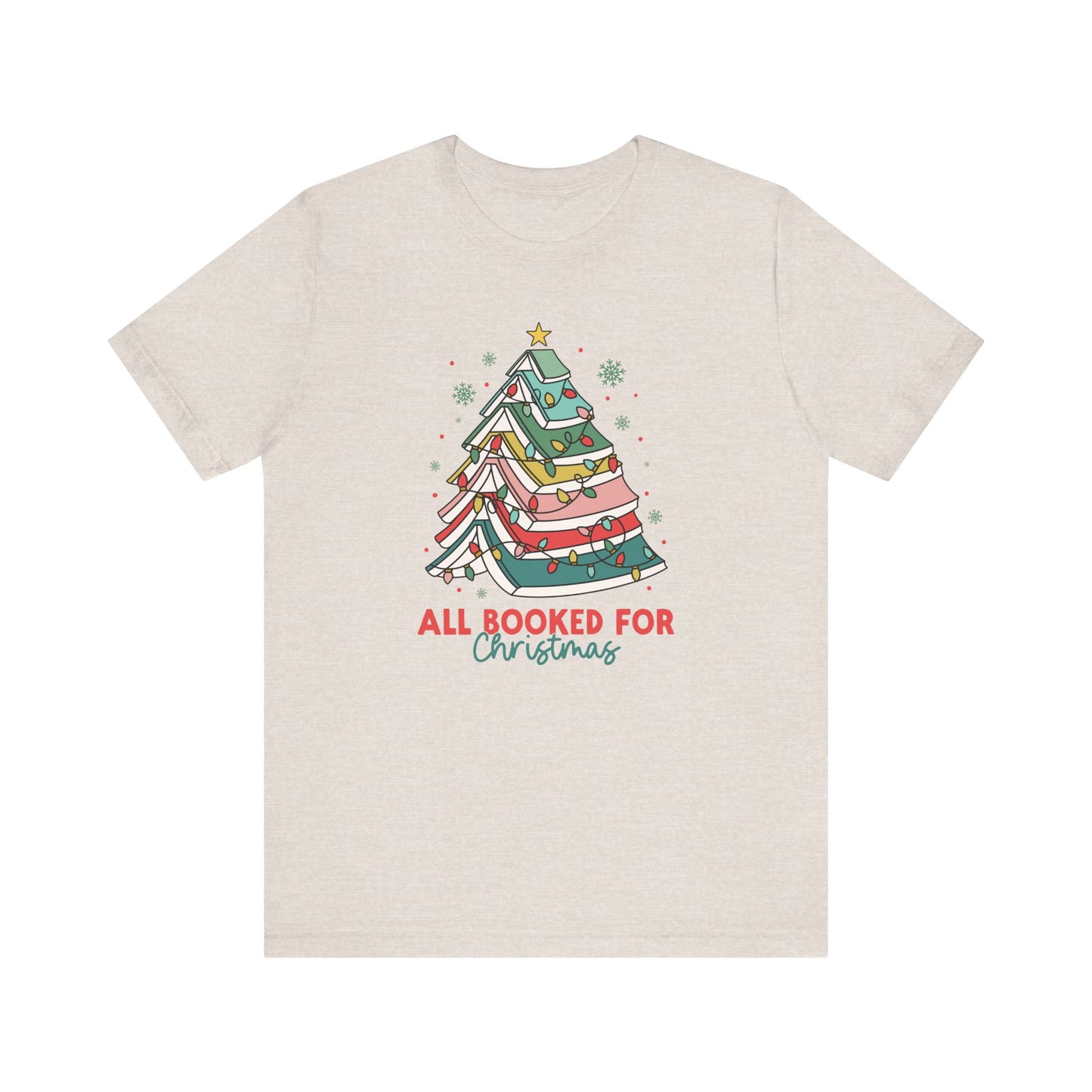 All Booked for Christmas Jersey T-Shirt