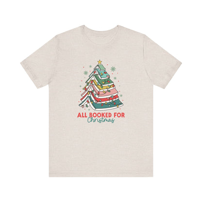 All Booked for Christmas Jersey T-Shirt