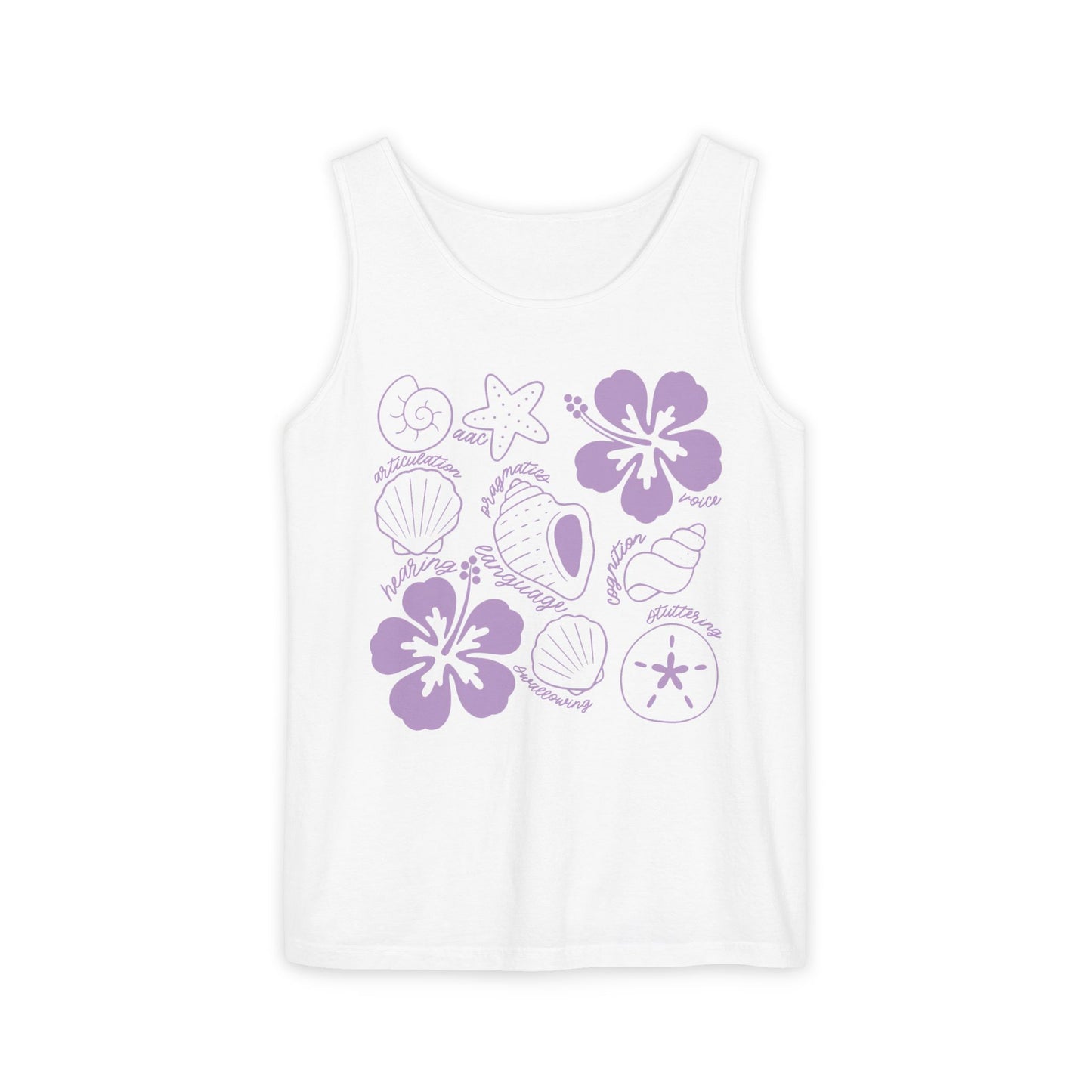 Tropical Speech Scope Comfort Colors Tank Top