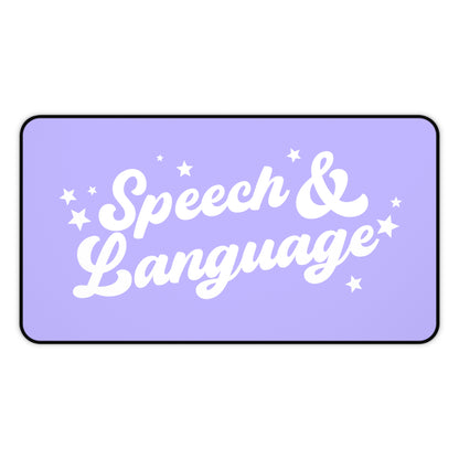 Speech & Language Stars Desk Mat