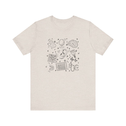 Speech & Hearing Doodles Jersey T-Shirt