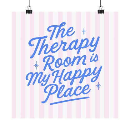 Therapy Room Happy Place Poster