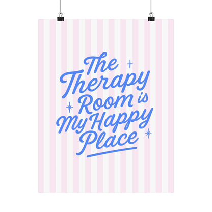 Therapy Room Happy Place Poster
