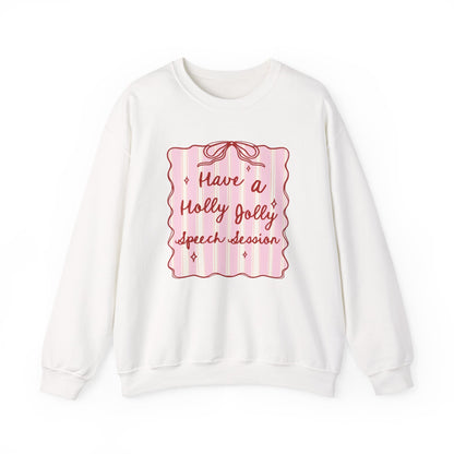 Holly Jolly Speech Session Crewneck Sweatshirt