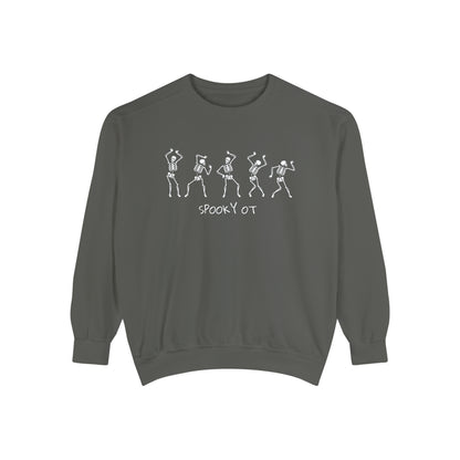 Spooky OT Skeletons Comfort Colors Sweatshirt