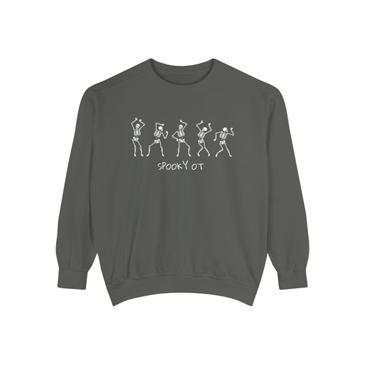 Spooky OT Skeletons Comfort Colors Sweatshirt