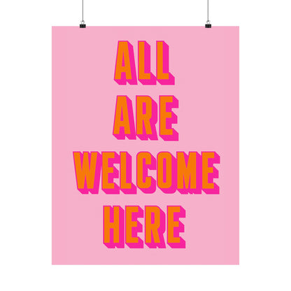 All Are Welcome Here Poster