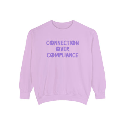 Connection Over Compliance Tonal Comfort Colors Sweatshirt
