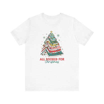 All Booked for Christmas Jersey T-Shirt