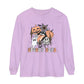 Spooky SLPA Retro Halloween Long Sleeve Comfort Colors T-Shirt