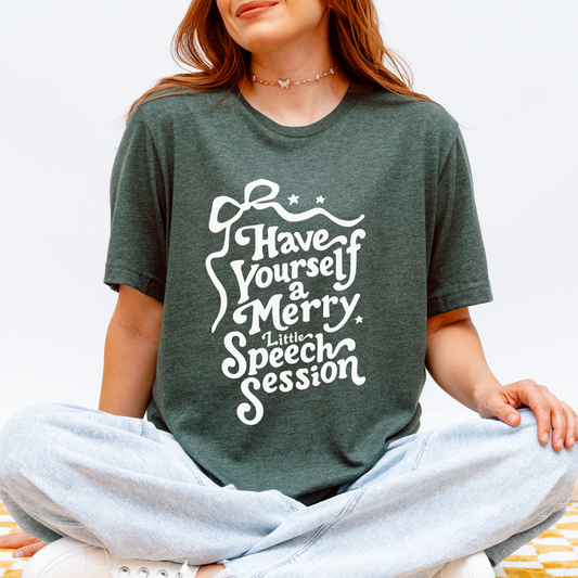 Merry Little Speech Session Jersey T-Shirt