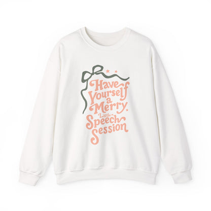 Merry Little Speech Session Crewneck Sweatshirt