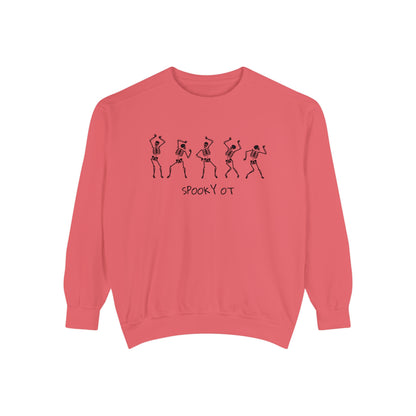 Spooky OT Skeletons Comfort Colors Sweatshirt