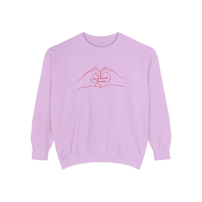 OT Heart Hands Comfort Colors Sweatshirt