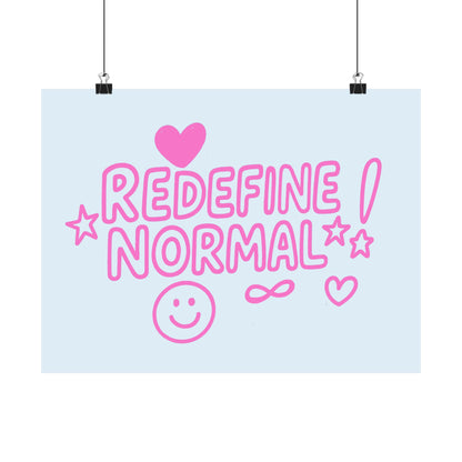 Redefine Normal Poster
