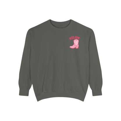 Western NSLHM Comfort Colors Sweatshirt | Front and Back Print