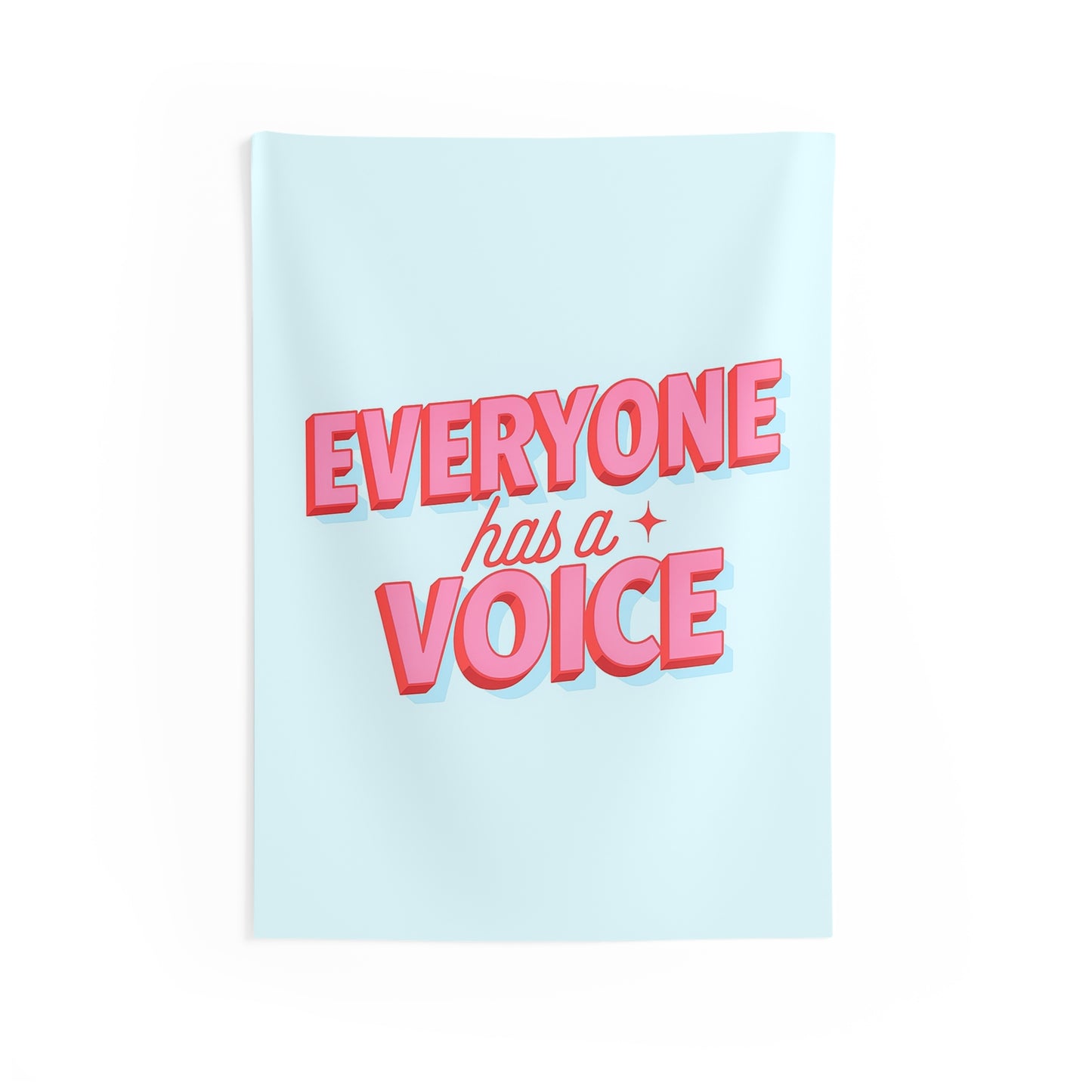 Everyone Has a Voice Tapestry