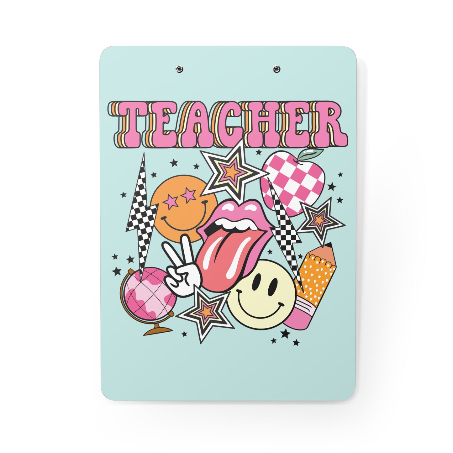 Retro Teacher Clipboard