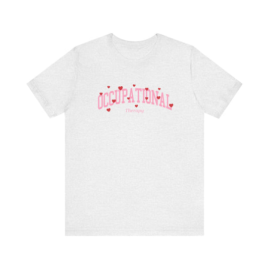 Occupational Therapy Varsity Hearts Jersey T-Shirt
