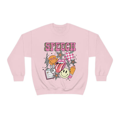 Retro Speech Crewneck Sweatshirt