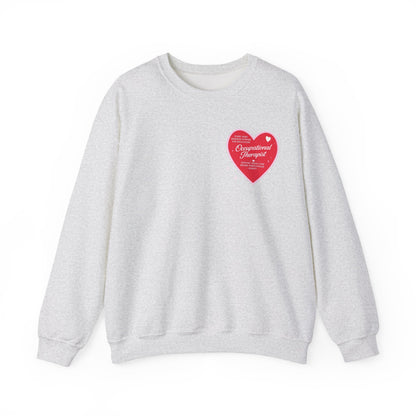 OT Heart Patch Sweatshirt | Front and Back Print