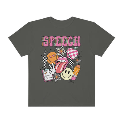 Retro Speech Comfort Colors T-Shirt