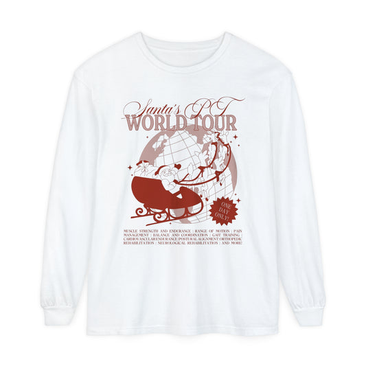 Santa's PT Scope World Tour Long Sleeve Comfort Colors T-Shirt