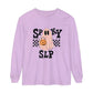 Spooky SLP Checkerboard Long Sleeve Comfort Colors T-Shirt