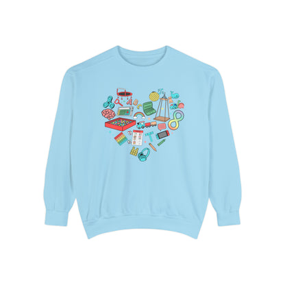 Autism Heart Comfort Colors Sweatshirt