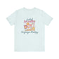 Fueled By Coffee and Language Therapy Jersey T-Shirt