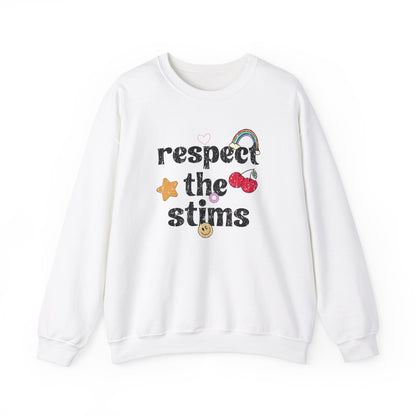 Respect The Stims Distressed Crewneck Sweatshirt