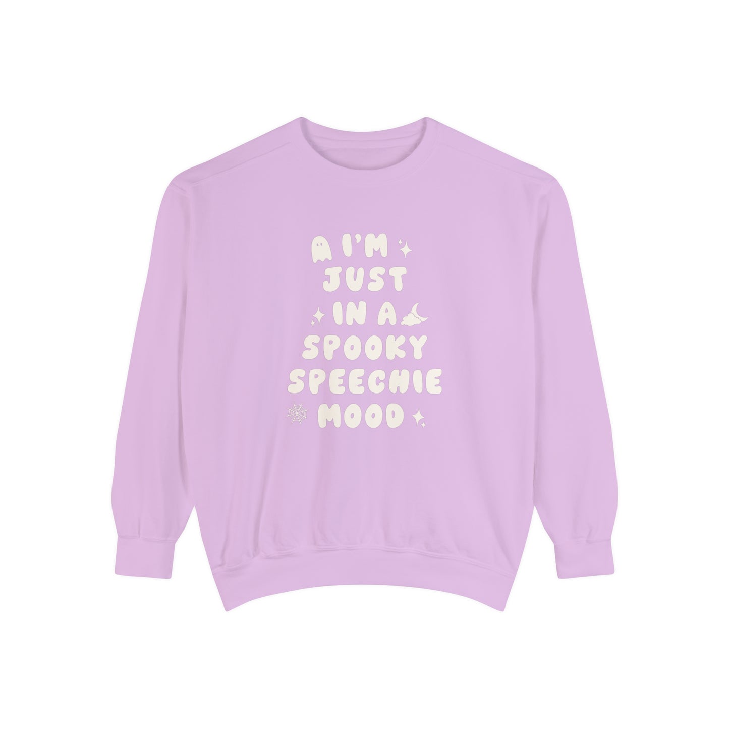 Spooky Speechie Mood Comfort Colors Sweatshirt
