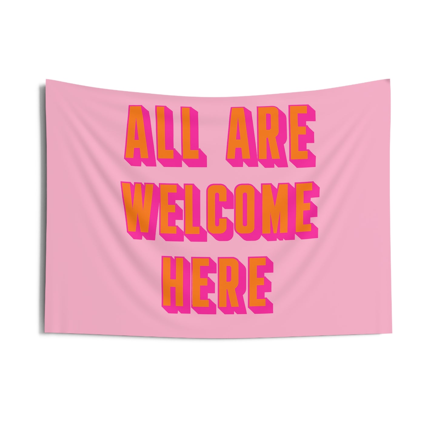 All Are Welcome Here Tapestry