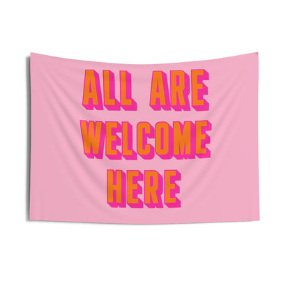 All Are Welcome Here Tapestry