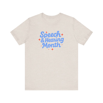 Speech & Hearing Month Jersey T-Shirt