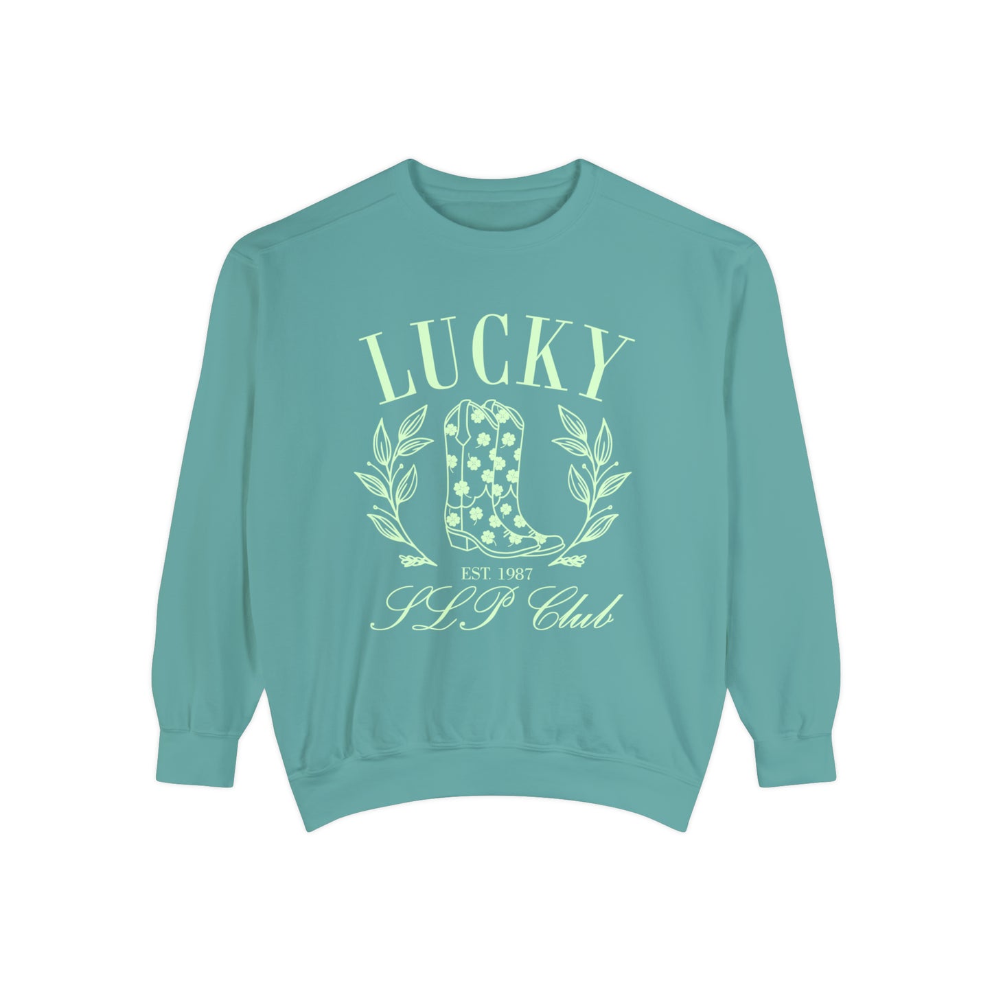 Lucky SLP Club Comfort Colors Sweatshirt